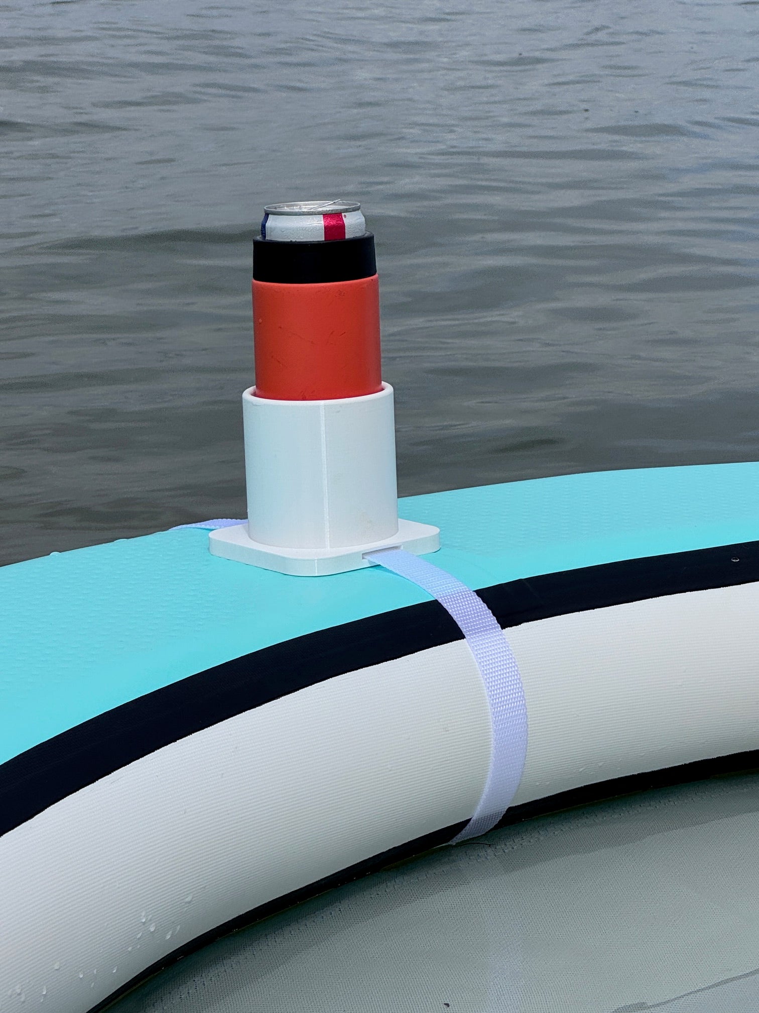 The "Center Console" Drink Holder for Floats, Rafts, & Water Hammocks